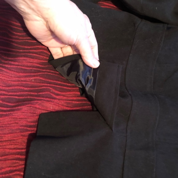 Jessica coat - 16, dark blue, zipper up front, buttons on cuffs, slit in back - Picture 6 of 6